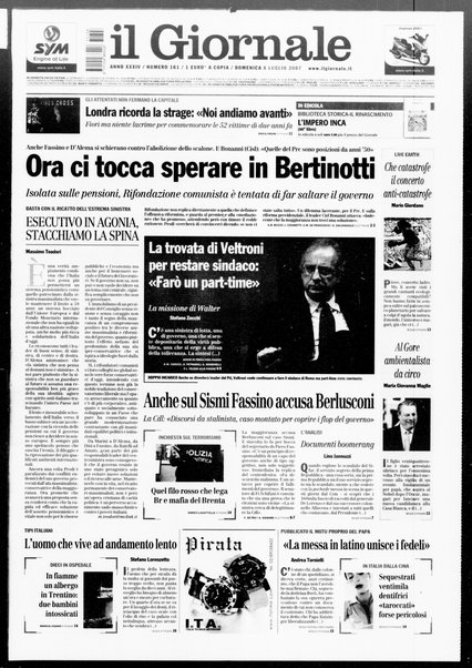 Il giornale : quotidiano del mattino